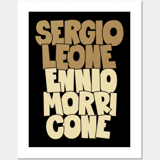 Sergio Leone and Enio Morricone - Movie Dream Team Posters and Art